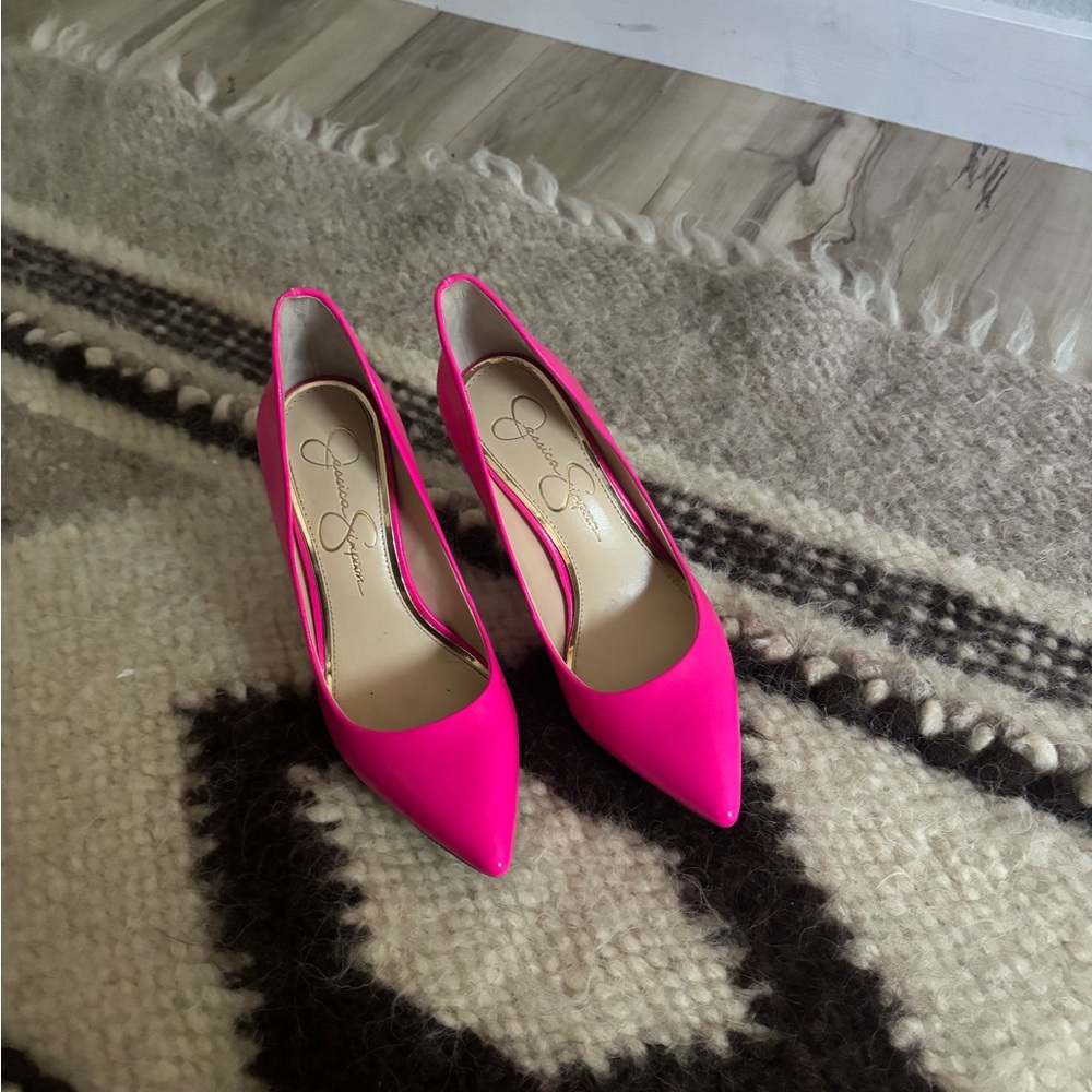 Jessica Simpson Hot Pink Heels